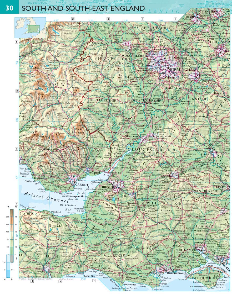 Philip's Modern School Atlas 100th Edition (Hardback) - Image 8